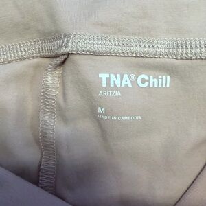 Aritzia Butter Cheeky High Rise TNA Beige Leggings SZ M